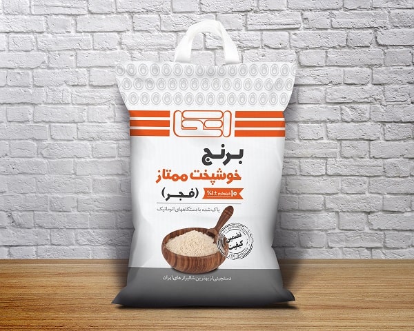 طراحی کیسه برنج و نکات مهم چاپ کیسه